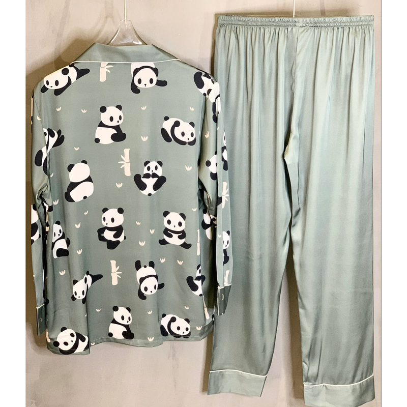 Cozy Panda Bear Everywhere Pajama Set